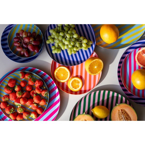 Зелена/светлорозова желязна чиния ø 22 cm Animado – PT LIVING-image-1