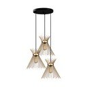 Метална висяща лампа в златист цвят ø 34 cm Izmir - Squid Lighting