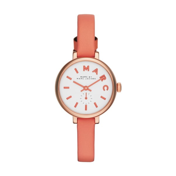 Дамски часовник с оранжева каишка - Marc Jacobs
