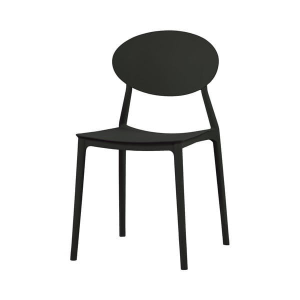 Черен трапезен стол Simple - Evergreen House