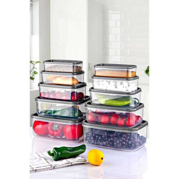 Съдове за съхранение в комплект от 10 броя - Hermia-image-1