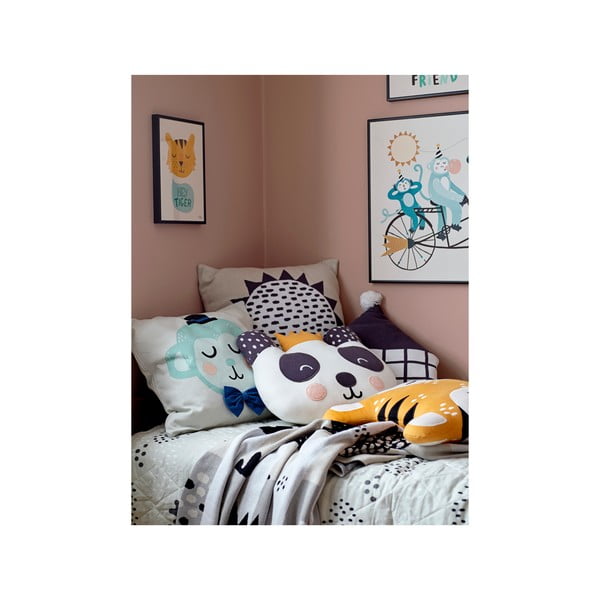 Детска памучна възглавница Тигър, 45 x 45 cm - Södahl-image-1