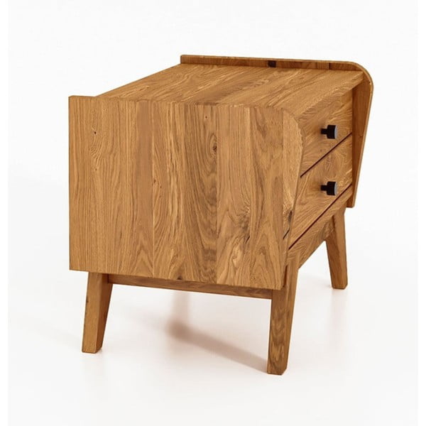 Нощно шкафче от дъбова дървесина Retro 1 - The Beds-image-3