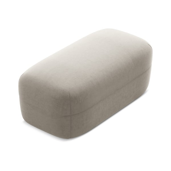 Бежова кадифена табуретка Moana – Makamii-image-2