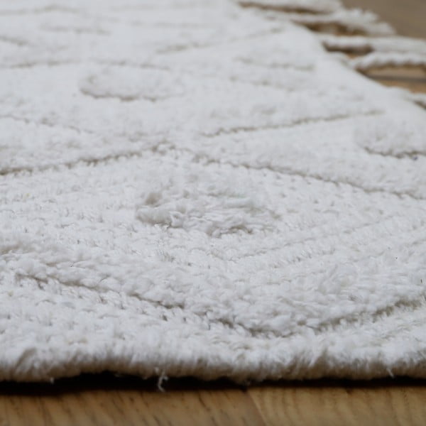 Бял ръчно изработен килим , 120 x 170 cm Orlando - Nattiot-image-1