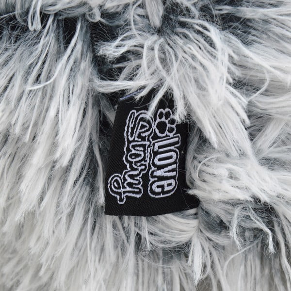 Бяло легло за домашни любимци 80x60 cm Fluffy Heather – Love Story-image-3