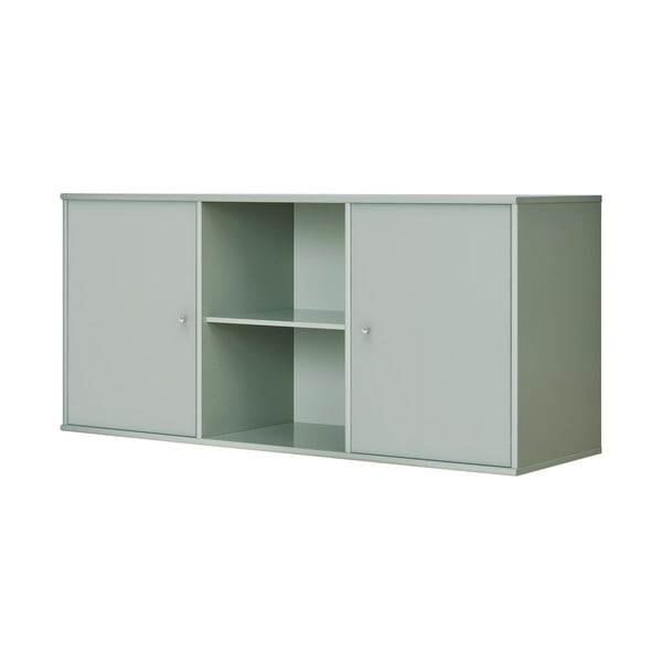 Светлозелен нисък висящ скрин 133x61 cm Mistral – Hammel Furniture-image-1