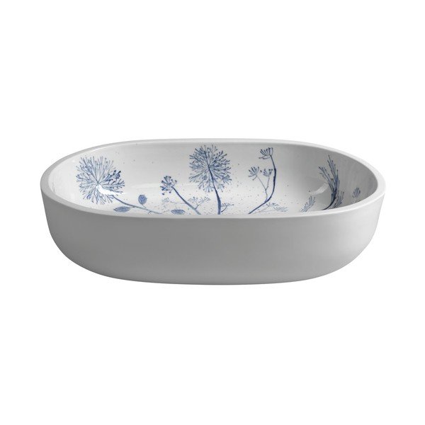 Бяла керамична мивка 60x40 cm Priori – Sapho-image-3