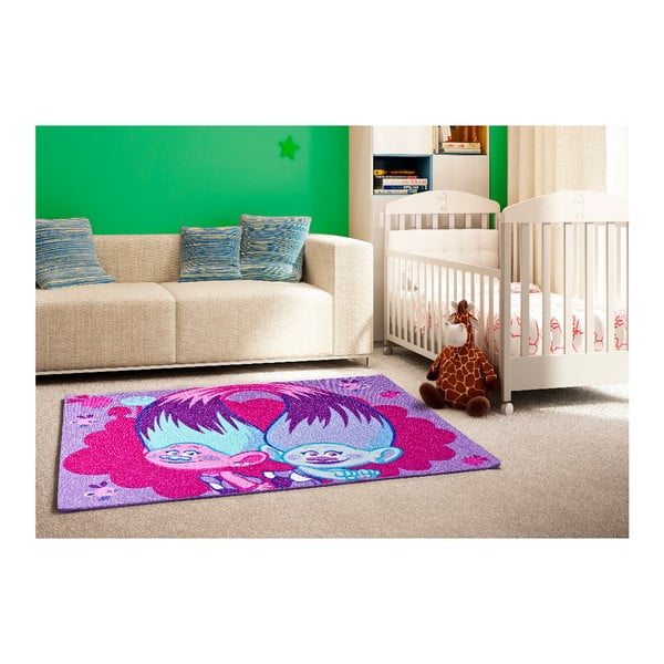 Детски килим Тролчета Cool, 95 x 133 cm - Universal