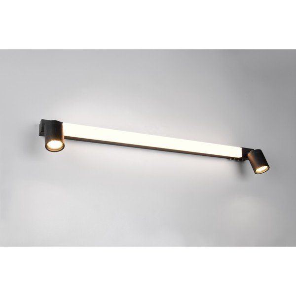 Матово черно LED стенна лампа Enrico – Trio-image-2