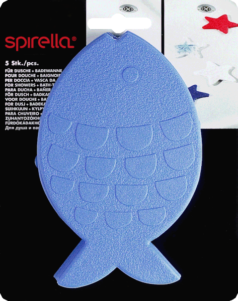 Детски противоплъзгащи подложки за вани в комплект от 5 бр. 16x10,5 cm Globefish – Spirella-image-2