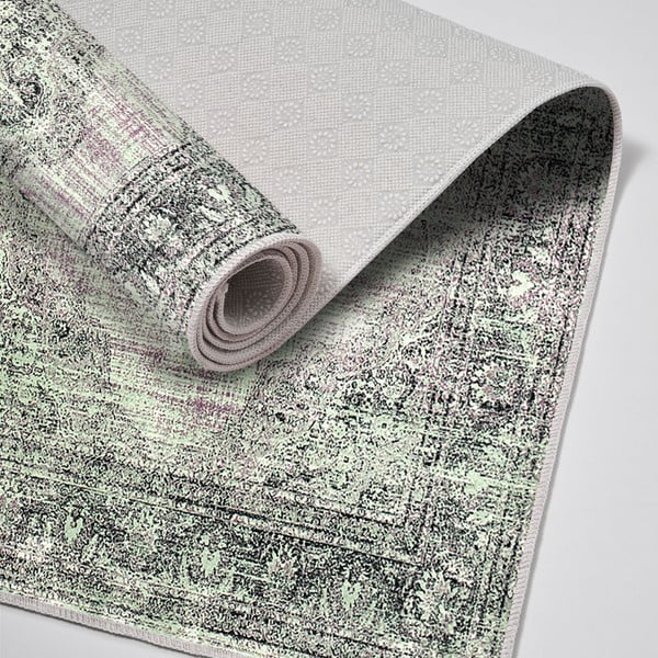 Зелени-сиви килими за баня в комплект от 2 бр. 60x100 cm – Foutastic-image-2