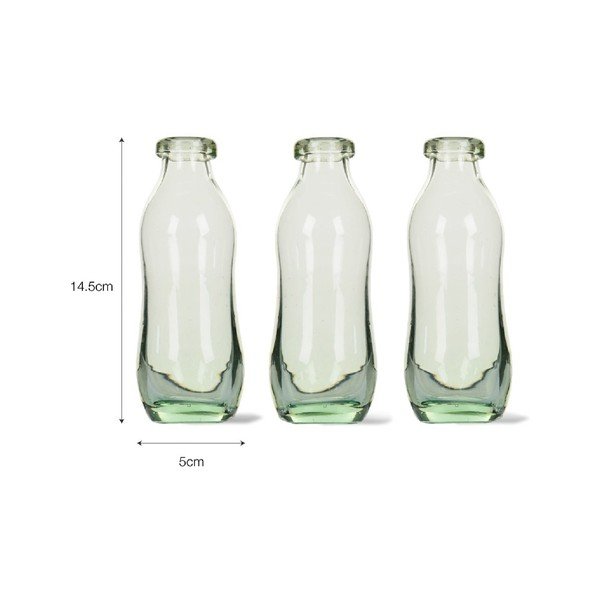 Комплект от 3 стъклени бутилки Бутилки, ø 5 cm - Garden Trading-image-2