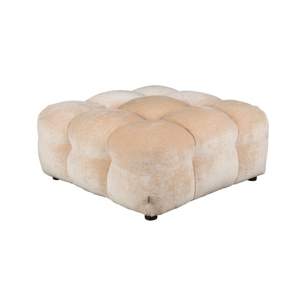 Бежова кадифена модулна табуретка Hackman – Dutchbone-image-2