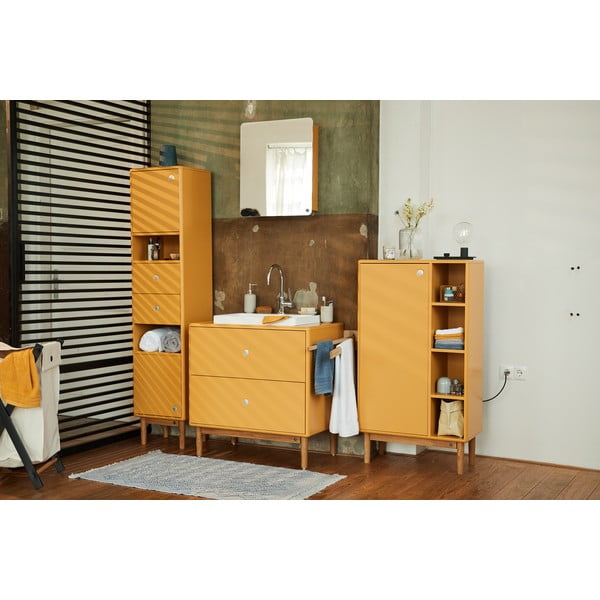 Горчичножълт шкаф за баня , 40 x 158 cm Color Bath - Tom Tailor-image-1