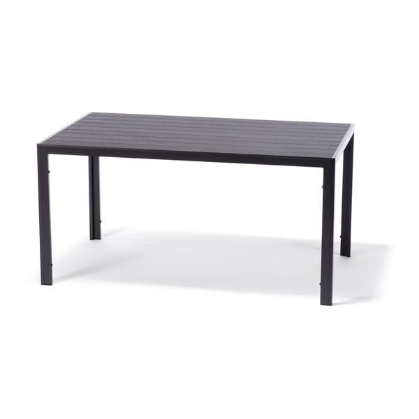 Градински комплект за хранене за 4 лица със сив стол Joanna и маса Viking, 90 x 150 cm Viking & Joanna - Bonami Selection-image-1