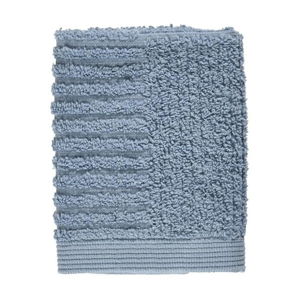 Синя кърпа за лице от 100% памук Classic Blue Fog, 30 x 30 cm - Zone