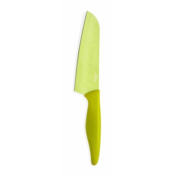 Зелен нож Santoku, дължина 13 cm - The Mia
