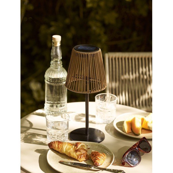 LED настолно/преносимо външно осветително тяло със соларен панел ø 14 cm Salford – House Nordic-image-1