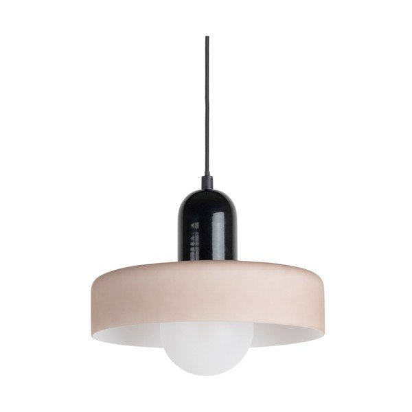 Сиво висящо осветително тяло ø 25 cm Opaco Grato – Leitmotiv