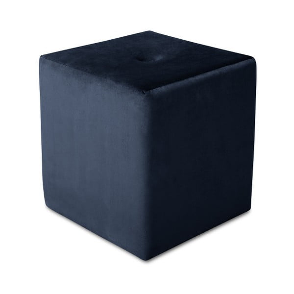 Тъмносин пуф , 40 x 45 cm Margaret - Mazzini Sofas-image-3