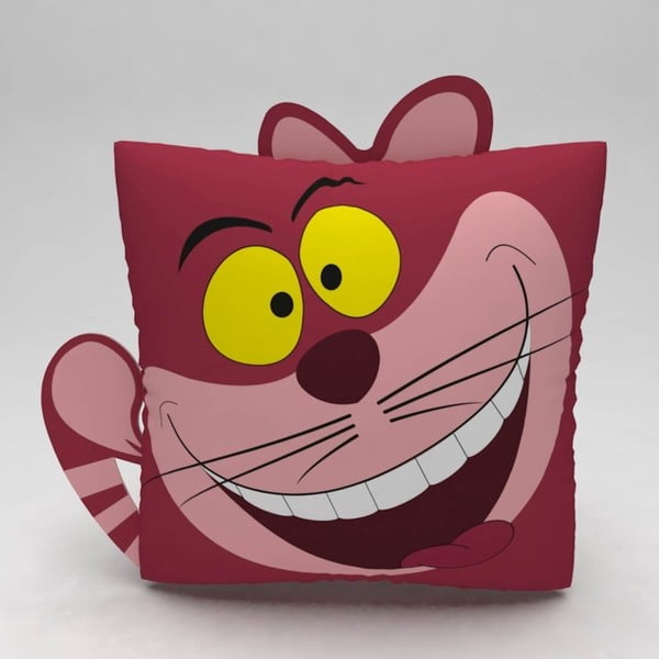 Polštářek Anim Cheshire Cat, 42 x 42 cm