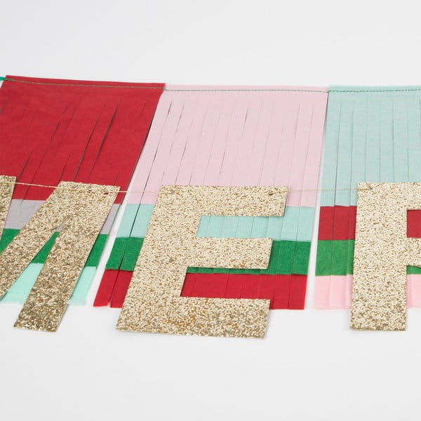 Гирлянд с коледен мотив Mery Christmas - Meri Meri-image-3