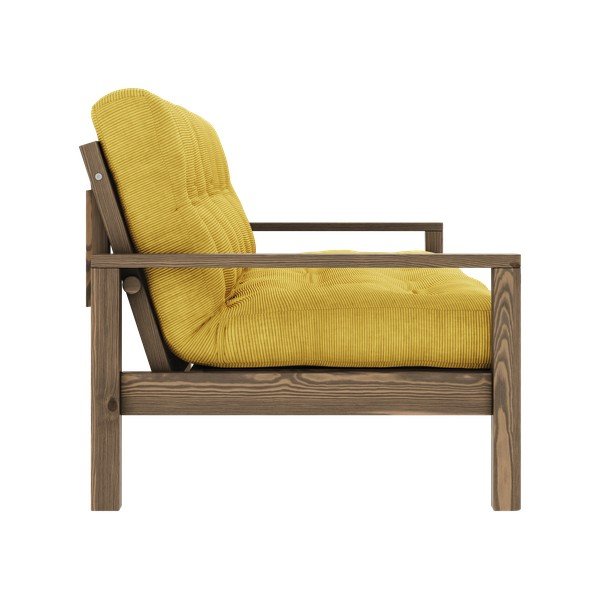 Жълт разтегателен диван 205 cm Knob - Karup Design-image-4