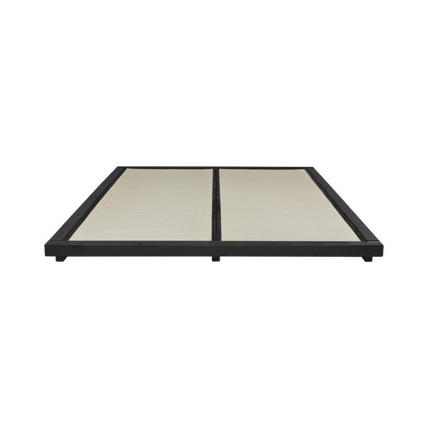 Dvoulůžková postel z borovicového dřeva s matrací a tatami Karup Design Dock Double Latex Black/Natural, 140 x 200 cm-image-3