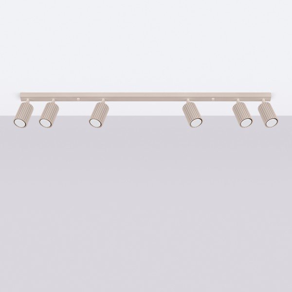 Кафяво-сив метален прожектор 6,5x117 cm Gleam – Sollux-image-4