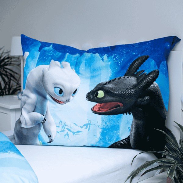 Детско спално бельо от микрофибър 140x200 cm How to Train Your Dragon - Jerry Fabrics-image-3