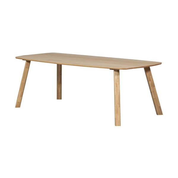 Трапезна маса от масивен дъб 100x220 cm Tablo – WOOOD-image-2