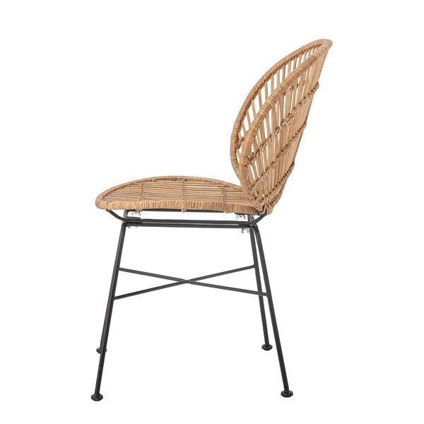 Ратанов трапезен стол в естествен цвят Fiore – Bloomingville-image-2