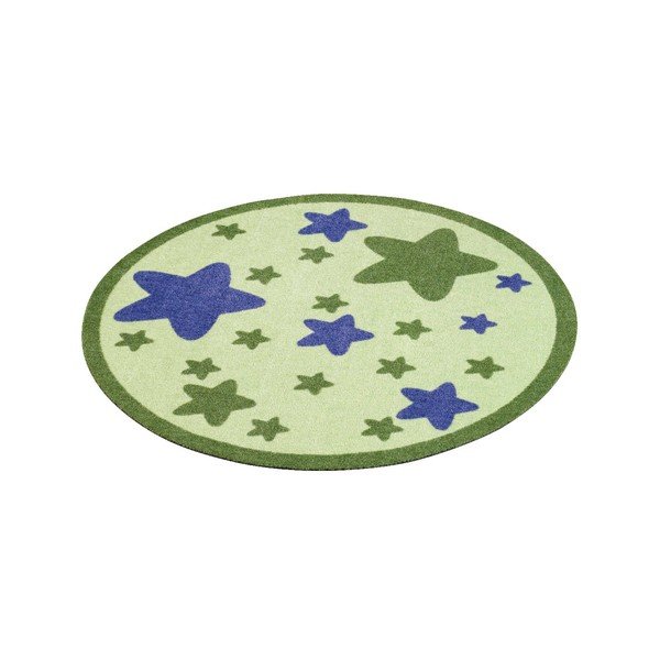 Dětský zelený koberec Zala Living Star, ⌀ 100 cm-image-2