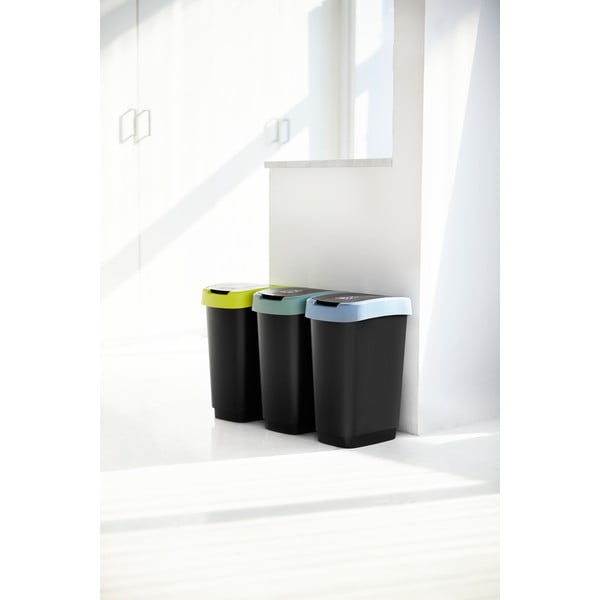 Кошче за отпадъци от рециклирана пластмаса 25 L Twist - Rotho-image-1