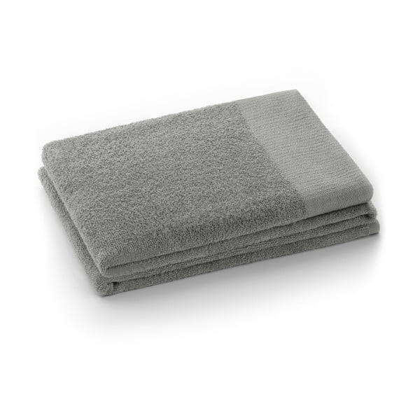 Сива памучена кърпа от тери 50x100 cm Amari – AmeliaHome