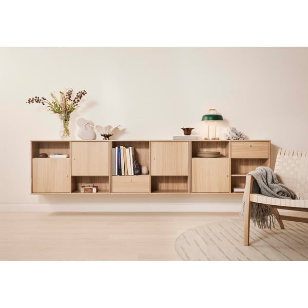 Нисък скрин от дъб 267x61 cm Mistral - Hammel Furniture-image-1