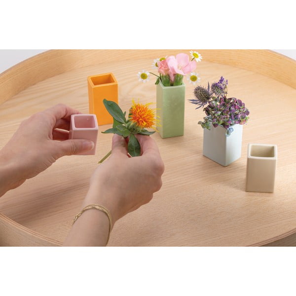 Комплект от 5 малки порцеланови вази Mini - Remember-image-4