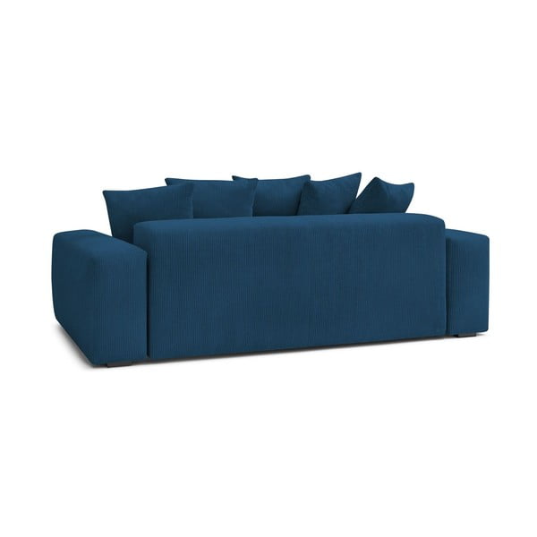 Тъмносин диван от рипсено кадифе 280 cm Voltaire – Bobochic Paris-image-4