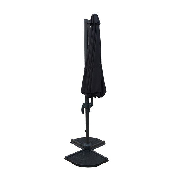 Сив чадър 300x300 cm Deluxe – Garden Pleasure-image-3