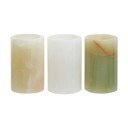 Каменни свещници в комплект за чаена свещ 3 бр. Oleena – Premier Housewares