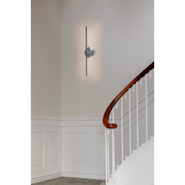 Метална LED затъмняваща се стенна лампа в сребрист цвят Omni Wall – UMAGE-image-1