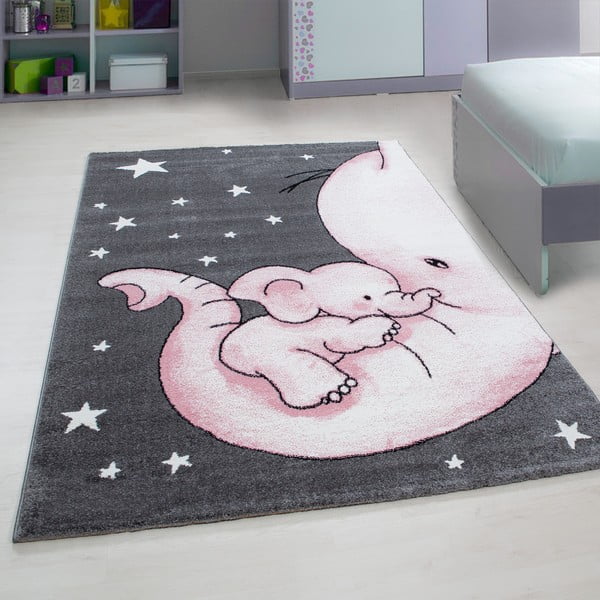 Розово-сив детски килим 120x170 cm Kids – Ayyildiz Carpets-image-1