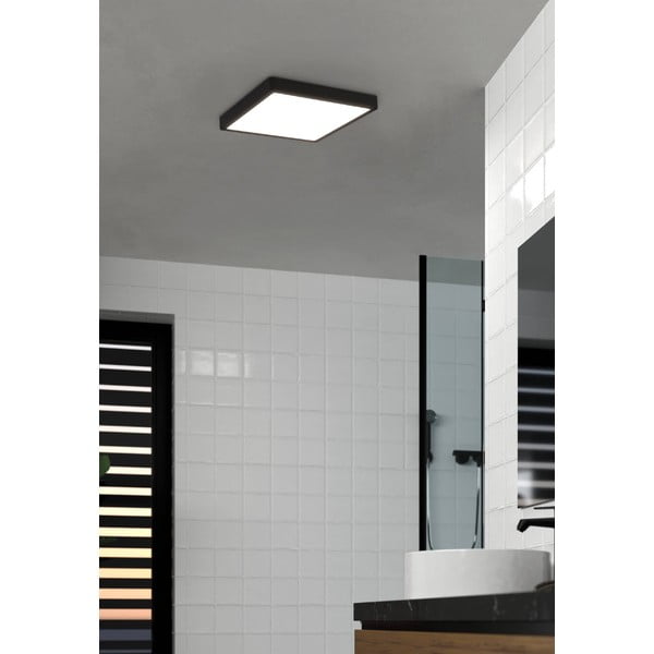 Черно LED осветително тяло за таван 28,5x28,5 cm FUEVA 5 – EGLO-image-1