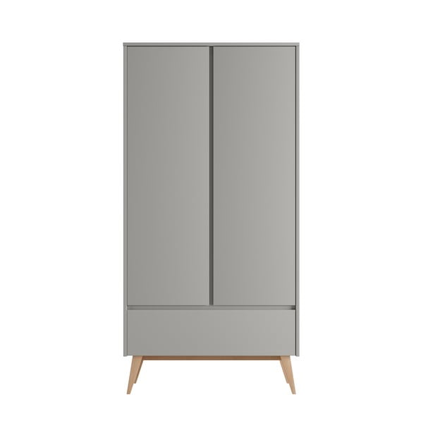 Сив детски гардероб 100x52,5 cm Swing - Pinio-image-3