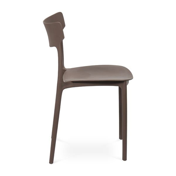 Кафяв пластмасов градински стол Biá – Bonami Essentials-image-4