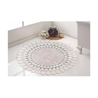 Сив килим Zinno , ⌀ 80 cm Yesil - Vitaus