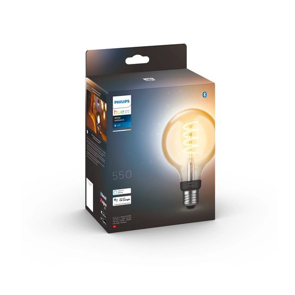 Smart крушка с нажежаема жичка  E27, 7 W White ambiance – Philips Hue-image-3