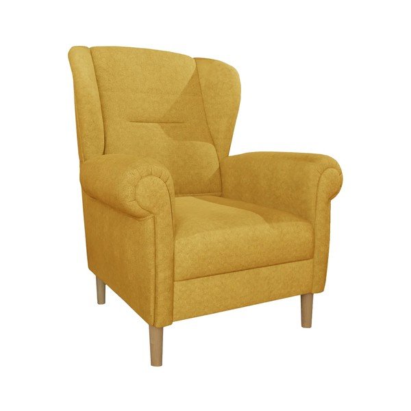 Жълто кресло крило Swan – Ropez