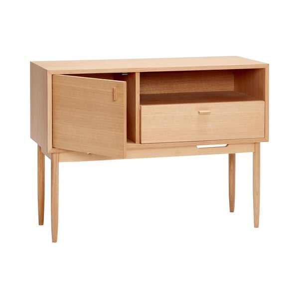 Висок скрин от декор от дъб  естествен 100x75 cm Cube – Hübsch